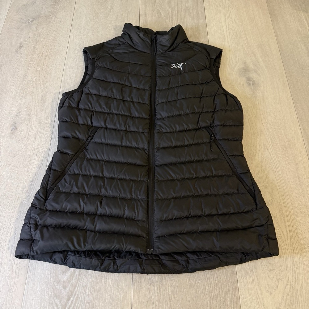 Arc'teryx Cerium LT Vest Women's L Large Black Down Insulated Outdoor Jacket
